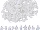 BESTZY 25pcs Figure Non dipinte Scala O (1:25) Pose Assortite Persone in Miniatura per Il...