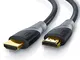 CSL - Cavo HDMI 4k HDR Lungo 25 cm - 2.0 ab – HDCP 2.2 HFR Arc Ethernet CEC – Fino a 4K 60...