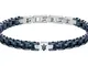 Jewels Bracciale Uomo in acciaio, ceramica, IP blu - JM422ATZ14