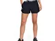 UNDZU|#Under Armour Play Up 3.0 Shorts Donne Shorts, Donna, Black/Black/White, XL