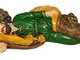 Ferrari & Arrighetti Statua di San Giuseppe dormiente in Resina Dipinta a Mano da 40 cm