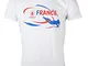 Maglietta della Francia dei mondiali di Rugby 2019, collezione ufficiale Rugby World Cup –...