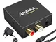 AMANKA Digitale ad Analogico Convertitore Adattatore Audio Uscita 3.5mm da Coaxial Toslink...