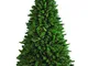 DMORA Albero di Natale "Riccardo", Altezza 180 cm, Extra folto, 723 rami, effetto Reale, v...