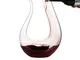 Decanter aeratore per vino rosso, realizzato a mano, senza piombo, in cristallo U Shape-10...