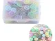 MUCHEN SHOP Spilloni Fiore,100 Pezzi Spilli per Patchwork Pins di Cucito Spilli con Testa...