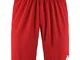 Kappa Kappa4soccer Wusis Pantaloncini da Calcio, Rojo, M Bambini e Ragazzi