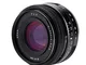 Obiettivo APS-C 50mm F2.0, Grande apertura del diaframma manuale APS-C Obiettivo principal...