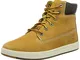 Timberland Davis Square 6 inch (Junior), Stivali Classici Unisex-Bambini, Giallo Wheat Nub...