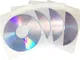 Energmix® - Copertina porta CD/DVD con fori per raccoglitore ad anelli, confezione da 100...