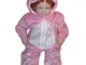 J02 Taglia 12-18M (80-86cm) Costume da Coniglio per bambini e neonati, indossabile comodam...