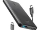 Anker PowerCore Slim 10000 PD - Powerbank, 10000 mAh, con USB-C Power Delivery (18W) per i...