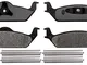 ACDelco 14d963mh Advantage semi Metallic Rear Disc Brake Pad Set