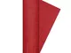 Tovaglia Rotolo Rosso - in CARTA DAMASCATA - 5x1,20 mt - monouso - abbobbo decoro tavola p...