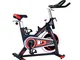 Getfit spin bike 424 race pro volano 22kg resistenza cyclette fitness home pro