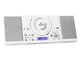 AUNA MC-120 - impianto stereo multimediale, lettore CD MP3, radio VHF/FM, 30 stazioni radi...