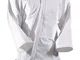 DanRho, Judogi Bambino Yamanashi mit Schulterstreifen, Bianco (Weiß), 110 cm