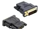 Olakin Adattatore DVI su HDMI[2 PCS], Bidirezionale HDMI a DVI-D Femmina a Maschio, Connet...
