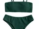 ZAFUL Set Bikini da Donna Imbottito, Sexy Costume da Bagno con Spalline per Spaghetti, Sig...