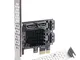 MZHOU PCIe SATA Card 4 Port, ASM1064 X1 4-Port-Chip, 6 Gbit/s SATA 3.0 PCIe Card con Corni...