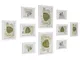 SONGMICS Set di 10 Cornici per Foto, 2 di 20 x 25 cm (8 x 10 Pollici), 4 di 13 x 18 cm (5...