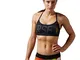 Reebok Crossfit Front Rack Bra Sport-BH Reggiseno Sportivo, Negro (Negro), XL Donna