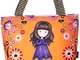 Santoro Gorjuss Borsa Merendera Unisex - Bambini, Arancione (Naranja) 4x26x32 centimeters...