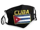 Protezione della bandiera di Cuba Protezione facciale Riutilizzabile Copertura facciale Pr...