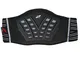 Zandonà Fascia Lombare Kidney Belt Cross (Giro Vita 94-106 cm), Nero, L