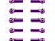XIANGAI Bella 10pcs M4 Metallo Tie Push Holder Link Barra d'accoppiamento Giunto Testa a S...