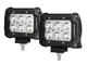 Auxbeam 2 x Fari Da Lavoro 4x4 LED Luce Per Auto Faro Supplementare 18W 2900±200k 10-30V I...