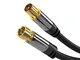 KabelDirekt 1m Cavo SAT/TV, (75 Ohm, connettore F > Spina coassiale, HDTV, DVB-T2, DVB-C,...