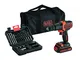 BLACK+DECKER BDCHD18S32 trapano a percussione senza fili 18 V – 32 accessori + Borsa di st...