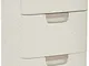CURVER Style - Torre per cassetti, 37,8 x 32,8 x 60 cm, colore: crema