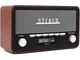 Denver DAB-18 - Radio analogica e digitale, DAB+, FM. Bluetooth. Altoparlanti da 4 W. Sche...
