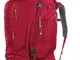 Zaino Trekking TRANSALP 60 Litri Colore Rosso Marchio FERRINO - Dorso Regolabile in Altezz...