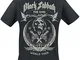 Black Sabbath The End Grim Reaper Uomo T-Shirt Nero M 100% Cotone Regular