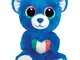 Ty- Beanie Boo's Romeo Italia, Colore Blu, T36099