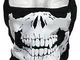 Cappuccio Balaclava Cranio Ghost Skull Microfibra - Call Of Duty COD Modern Warfare Black...