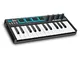 Alesis V Mini - Tastiera MIDI Controller USB Portatile a 25 Tasti con 4 Pad Retroilluminat...