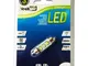 VECHLINE Lampada SILURO LED C5W 37 mm 12V 24V Navetta Targa PLAFONIERA Camper Auto Camion