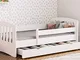 Lettino bambini letto junior per bambini letto singolo con materasso e Storage incluso – C...