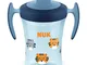 NUK Trainer Cup biberon, bocchetta morbida, ermetico, 6+ mesi, senza BPA, 230 ml, tigre (b...