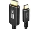 Bauihr Cavo USB C HDMI [4K@60Hz], USB Type C HDMI Cable (compatibile Thunderbolt 3) per iP...