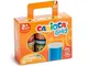 Carioca Baby Finger Paints, Set di Tempere Colorate per Bambini, Kit Pittura Super Lavabil...