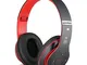 6S Over-ear Wireless Cuffie, Cuffie Wireless Bluetooth Cuffie Wireless Stereo Pieghevoli a...