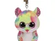 Ty- Portachiavi Beanie BOO'S Rodney, Colore Colorato, 1607-36558