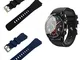 SourceTon - Braccialetti di Ricambio in Silicone per Huawei Watch GT, con Fibbia in Metall...