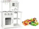 Leomark cucina White Classic, classica bianca cucina, giocattolo per bambini, gioco in leg...