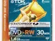 Tdk Mini Dvd-Rw 8Cm. 1.4Gb 30Min Conf.5